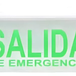 CARTEL DE SALIDA EMERGENCIA ÚLTIMOS EN STOCK!!
