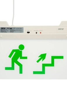 CARTEL DE SALIDA ESCALERA ARRIBA