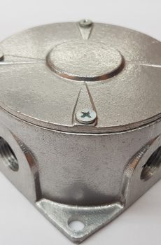 CAJA REDONDA 1" SIN TAPA ALUMINIO